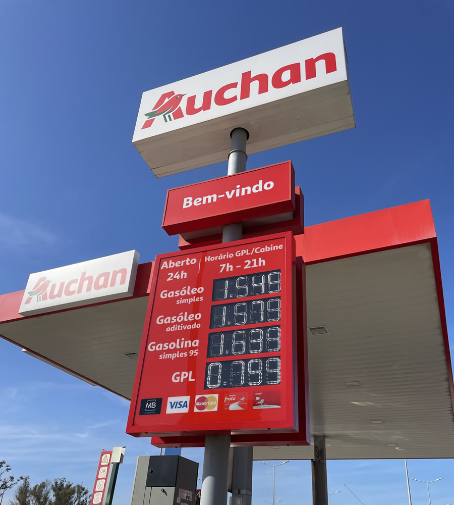 Gas Station Displays - LEDSYSTEMS
