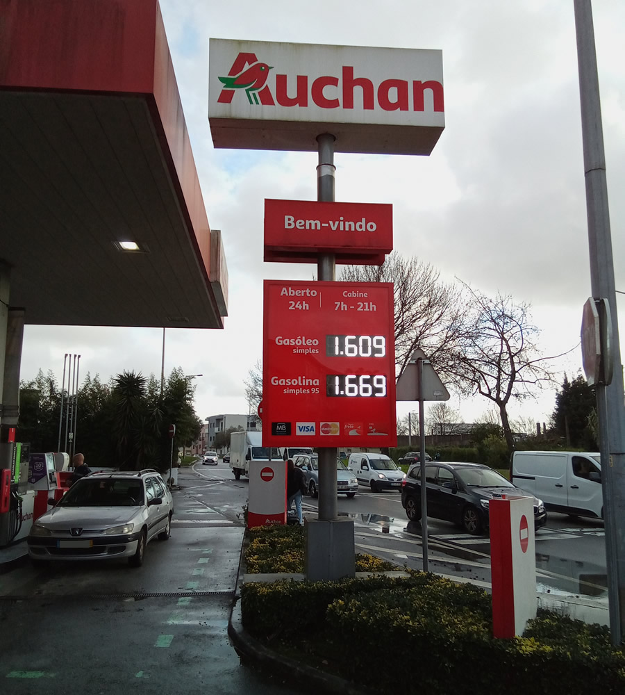 Gas Station Displays - LEDSYSTEMS