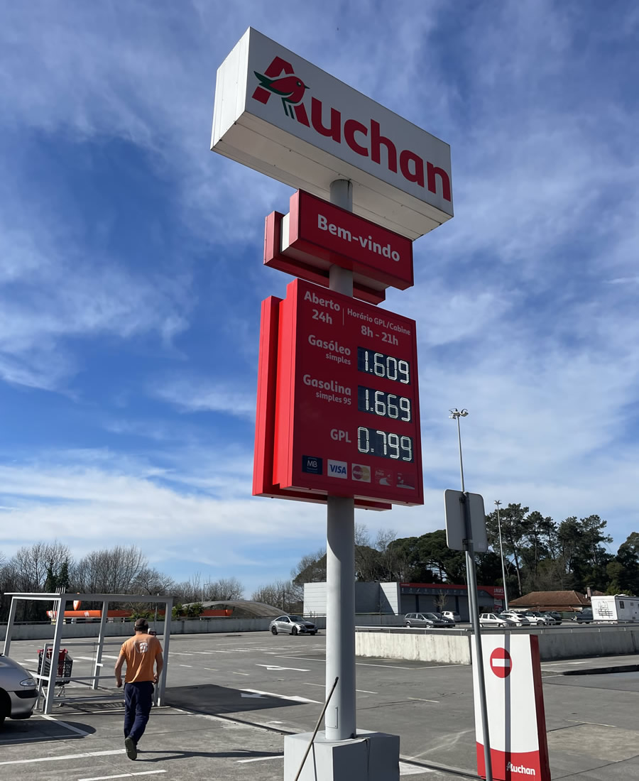 Gas Station Displays - LEDSYSTEMS