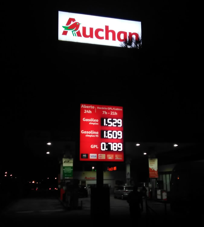 Gas Station Displays - LEDSYSTEMS