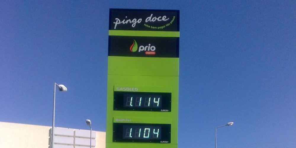 Gas Station Displays - LEDSYSTEMS